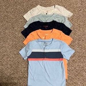 Five boys 3T Henley shirts